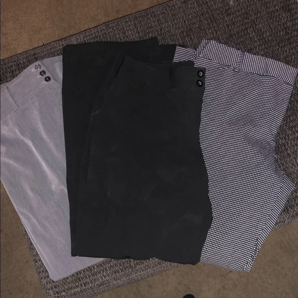 3 pairs of size 16 slacks in great shape